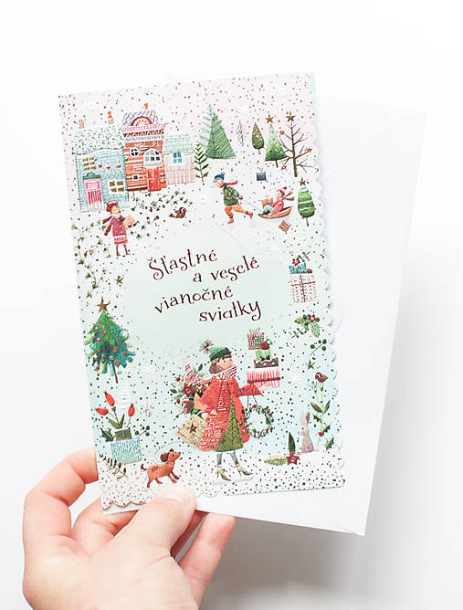 Papier - Šťastné a veselé - Telegram  - 15901414_