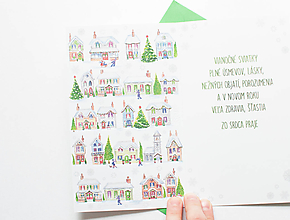 Papier - Radostné Vianoce/domčeky  - Telegram - 15901421_