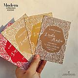Papiernictvo - Moderné svadobné oznámenie - "little folk" H20200 - 15901669_