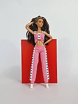 Hračky - Barbie športové nohavice tepláky č-11 - 15903801_