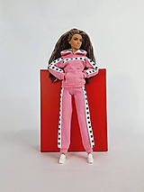 Hračky - Barbie mikina s kapucňou a vreckom č-11 - 15903822_