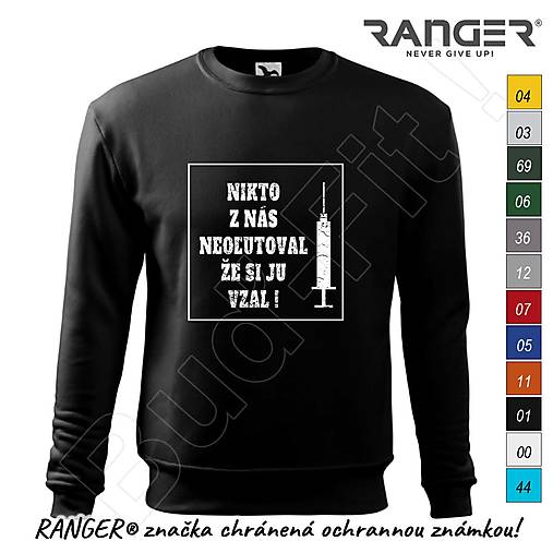 Mikiny - Mikina RANGER® - VAKCÍNA - B - 15902646_