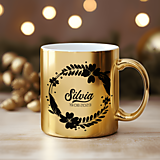 Nádoby - Svadobné zlaté hrnčeky SET - 15902878_