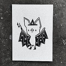 Grafika - Spooky boi (jemne sivý papier) - 15905506_