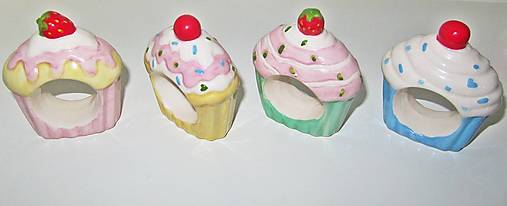 Polotovary - Krúžky na servítky - sada 4 kusy - 15906705_