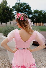 Šaty - Ružové madeirové šaty Sága krásy - 15905058_
