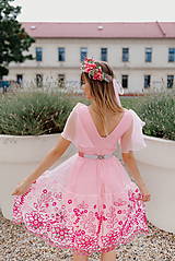 Šaty - Ružové madeirové šaty Sága krásy - 15905059_