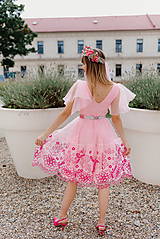 Šaty - Ružové madeirové šaty Sága krásy - 15905060_