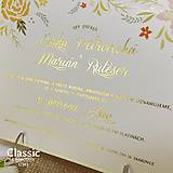 Papiernictvo - Luxusné svadobné oznámenia - 17343 - 15904119_