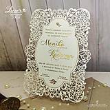 Papiernictvo - Luxusné svadobné oznámenie - C17023 - 15904217_