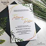 Papiernictvo - Moderné svadobné oznámenie - H20167 - 15905227_