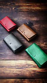 Peňaženky - No. 014 Minimal² kožená peňaženka na hotovosť, karty a mince - 15904762_