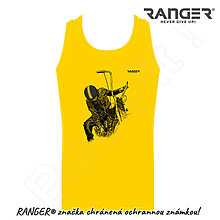 Topy, tričká, tielka - Tielko RANGER® - MOTORKÁR (Žltá) - 15904835_