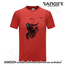 Topy, tričká, tielka - Tričko RANGER® - MOTORKÁR (Červená) - 15904918_