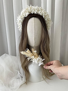 Iné doplnky - Svadobná čelenka - big crown - 15907227_