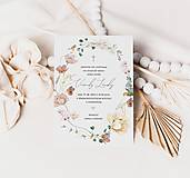 Papiernictvo - Pozvánka na krst Rose 2 (Pozvánka na krst) - 15906713_