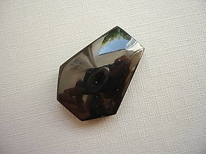 Minerály - Kabošon - onyx 29 mm, č.2f - 15908590_