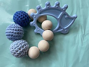 Hračky - Hrýzatko ježko modré - 15907955_