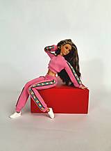 Hračky - Barbie mikina krátka č-12 - 15908811_