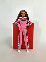 Barbie mikina s kapucňou a vreckom č-12