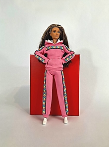 Hračky - Barbie mikina s kapucňou a vreckom č-12 - 15908831_