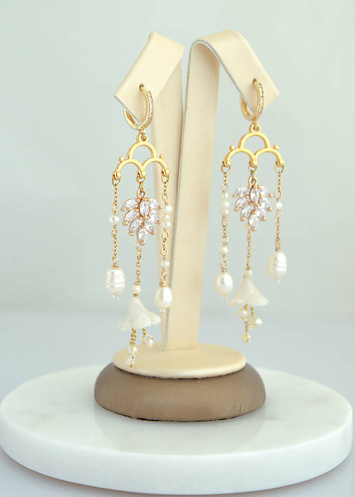 Čarovné náušnice s riečnymi perlami