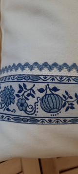Úžitkový textil - Ľanové dvojvrstvové vrecko na veľký chlieb_ nesmrteľný cibuliak_50x26cm - 15910028_