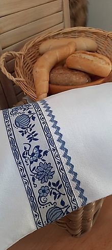 Úžitkový textil - Ľanové dvojvrstvové vrecko na veľký chlieb_ nesmrteľný cibuliak_50x26cm - 15910025_