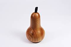 Dekorácie - Dekoratívna hruška z marhuľového dreva - 15909044_