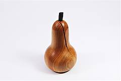Dekorácie - Dekoratívna hruška z marhuľového dreva - 15909047_