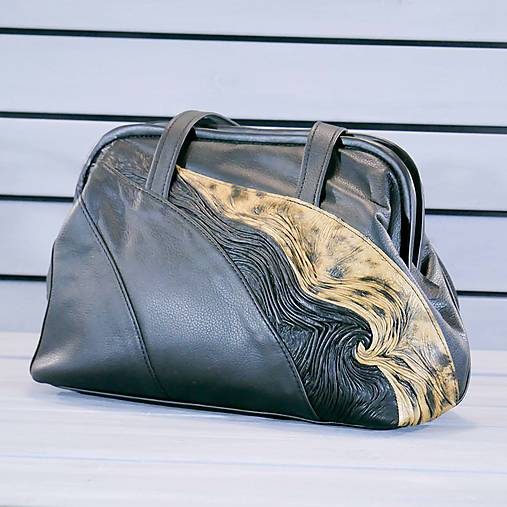 Kabelky - Kožená kabelka - Gazelina - 15915002_