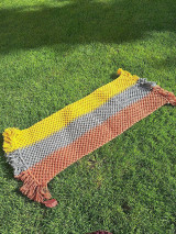 Úžitkový textil - Pletený koberec UZLÍK (2) - 15915178_