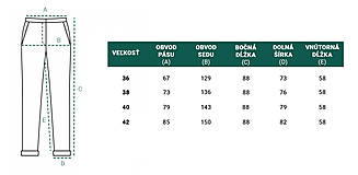 Nohavice - TENCELOVÉ NOHAVICE SAND DLHÉ - 15914120_