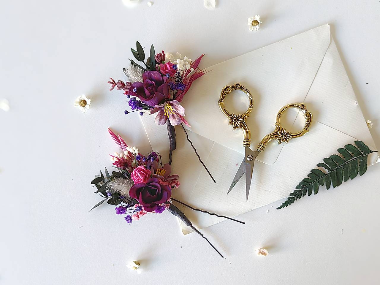 Kvetinová vlásenka "len na chvíľu" 