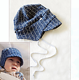 Detské čiapky - 100% merino čiapka so šiltom - 15917014_