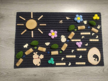 Hračky - Masážny koberec, senzoricky koberec - 15915400_