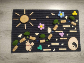 Hračky - Masážny koberec, senzoricky koberec - 15915400_