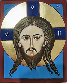 Obrazy - Ikona Ježiša Krista Mandylion - 15917581_