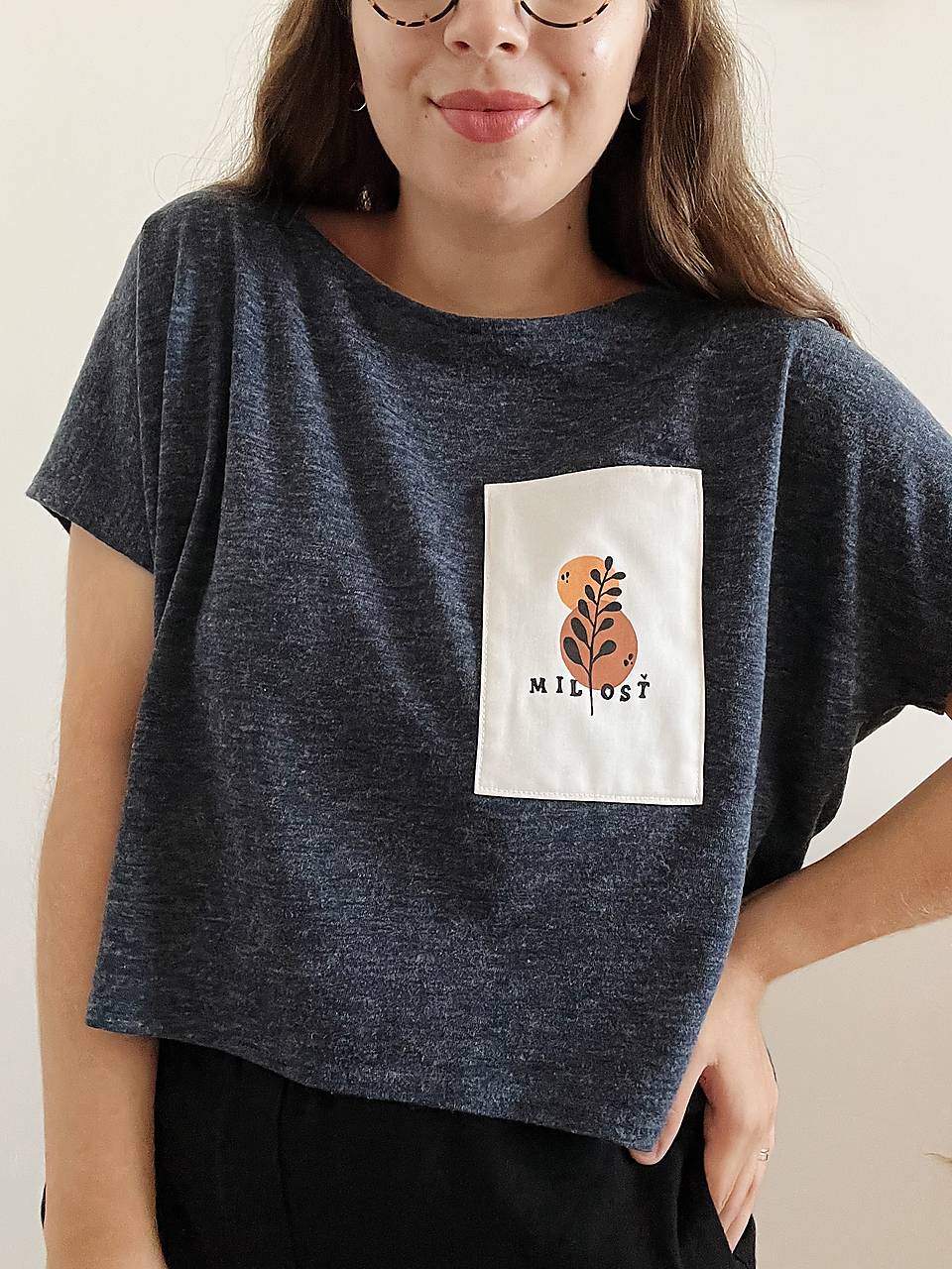 Upcyklované tričko MILOSŤ