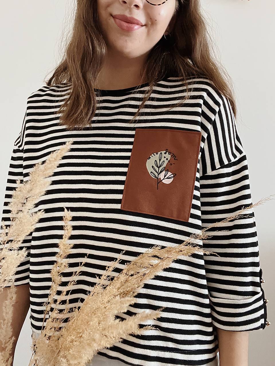 Upcyklovaný sveter SOM MILOVANÁ