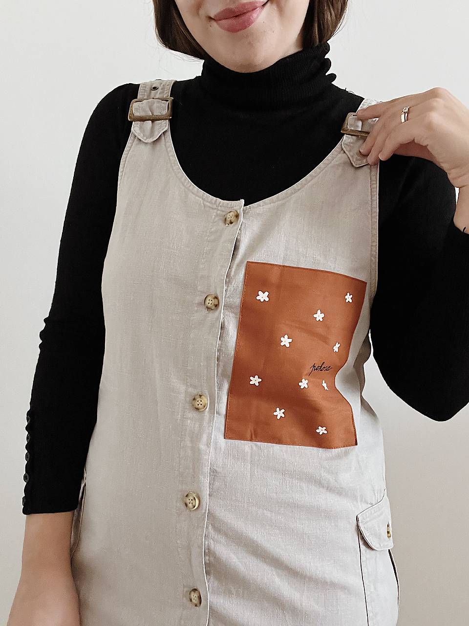 Upcyklované šaty POKOJ