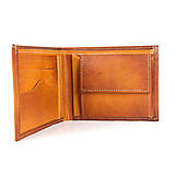 Pánske tašky - Pánska elegantná peňaženka z pravej kože v tmavo žltej farbe, ručne tamponovaná - 15920404_