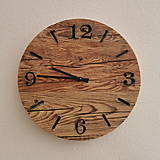 Hodiny - Nástenné hodiny - staré drevo, priemer 38 cm - 15919850_