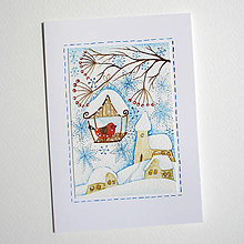 Papiernictvo - Vianočná pohľadnica 151 - 15918952_