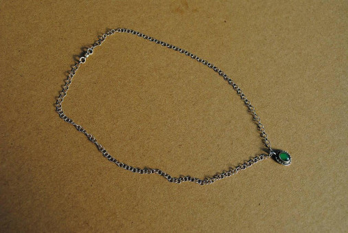 Prívesok s chrysoprasom