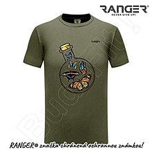 Topy, tričká, tielka - Tričko RANGER® - MOTÝLE (Hnedá) - 15919744_