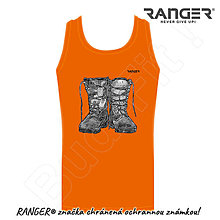Topy, tričká, tielka - Tielko RANGER® - TOPÁNKY - a (Oranžová) - 15919967_