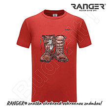 Topy, tričká, tielka - Tričko RANGER® - TOPÁNKY - a (Červená) - 15920002_