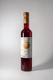 Alkoholické nápoje - Víno z čiernych ríbezlí - Polosladké barrique - 15921208_