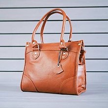 Veľké tašky - Kožená kabelka - Rorita - 15924250_